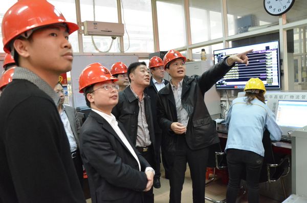 山东临朐刘裕斌县长率代表团到我司接见