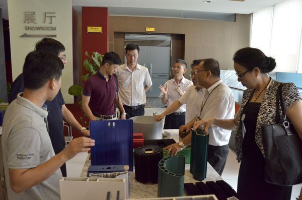 国度铝型材质检中心现场审查论证会专家组一行光临我司调查