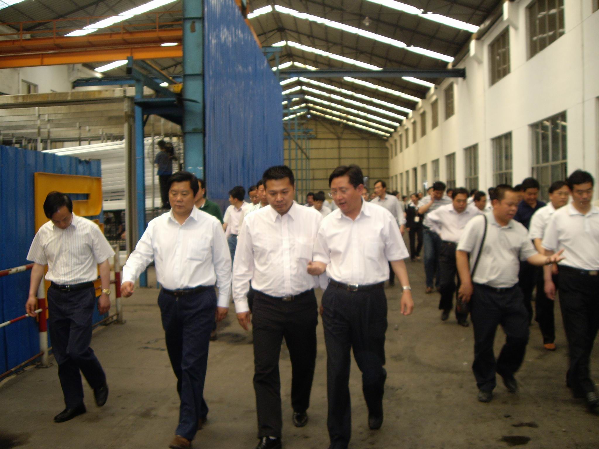 江苏沛县辅导到我山东分公司参观调查