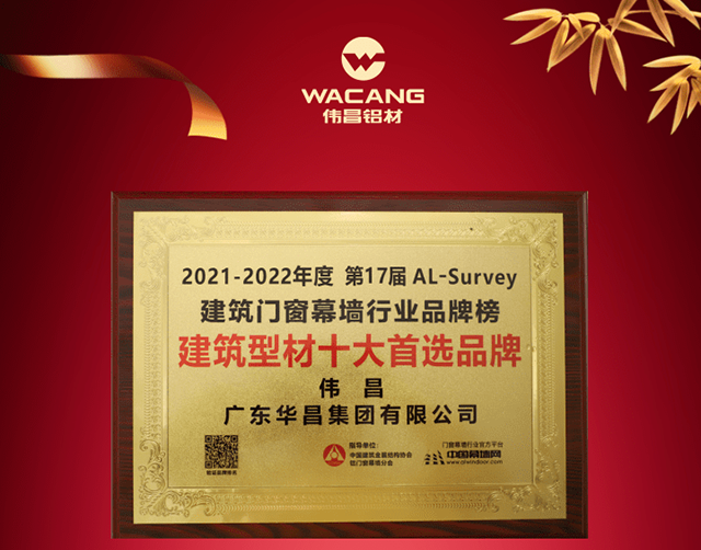 Z6人生就是博集团陆续15年入选“构筑型材十大首选品牌”