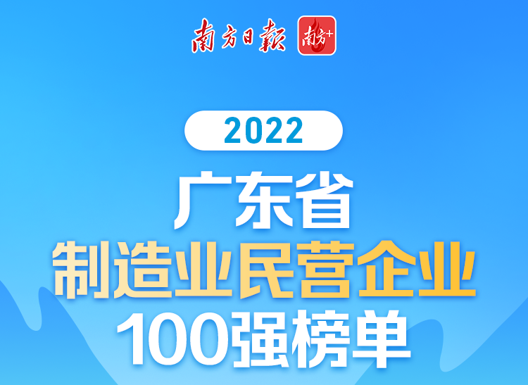 【喜讯】Z6人生就是博集团荣列2022广东省造作业民营企业100强第70位!