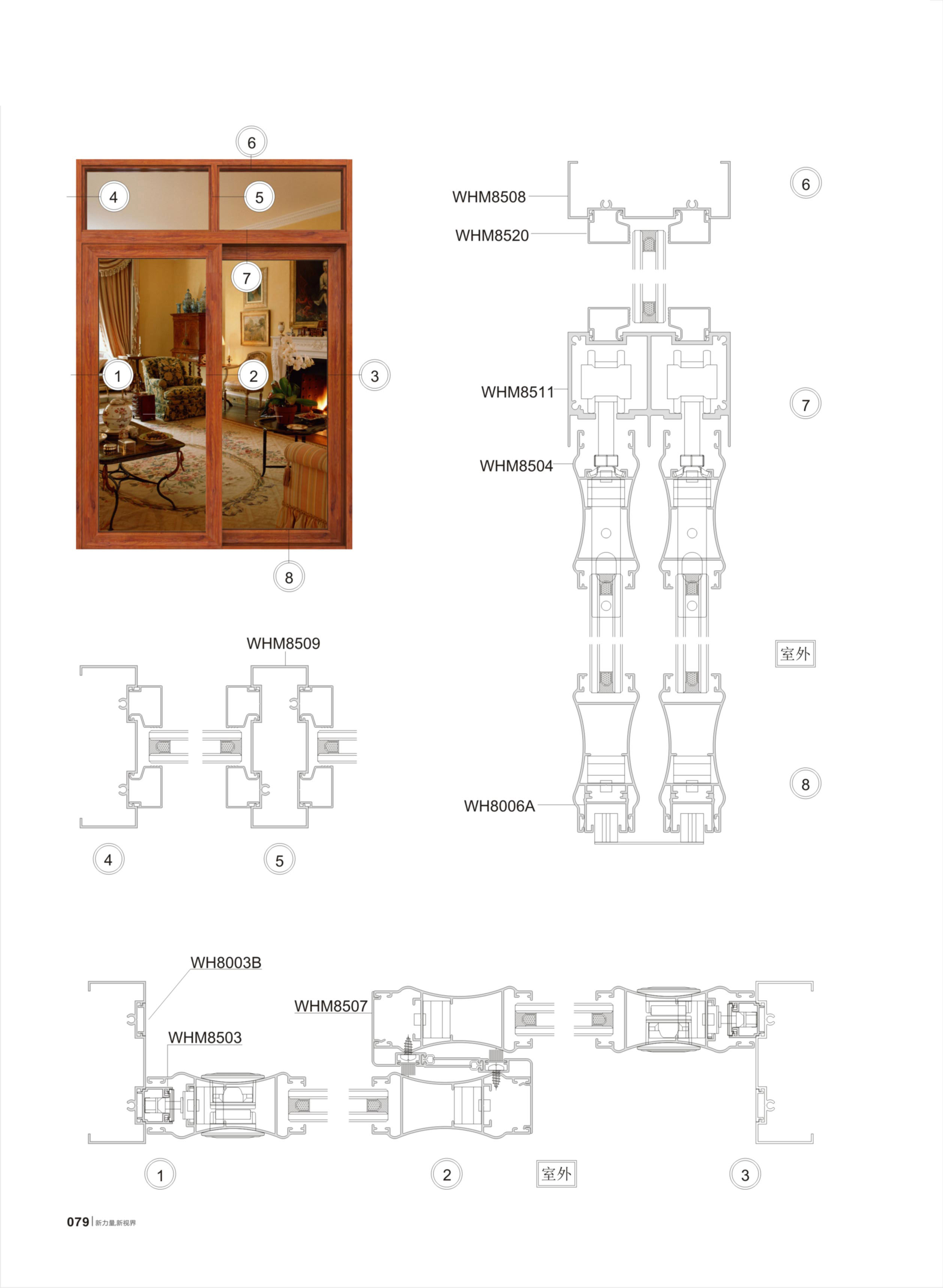 WHM85推拉、吊轨门