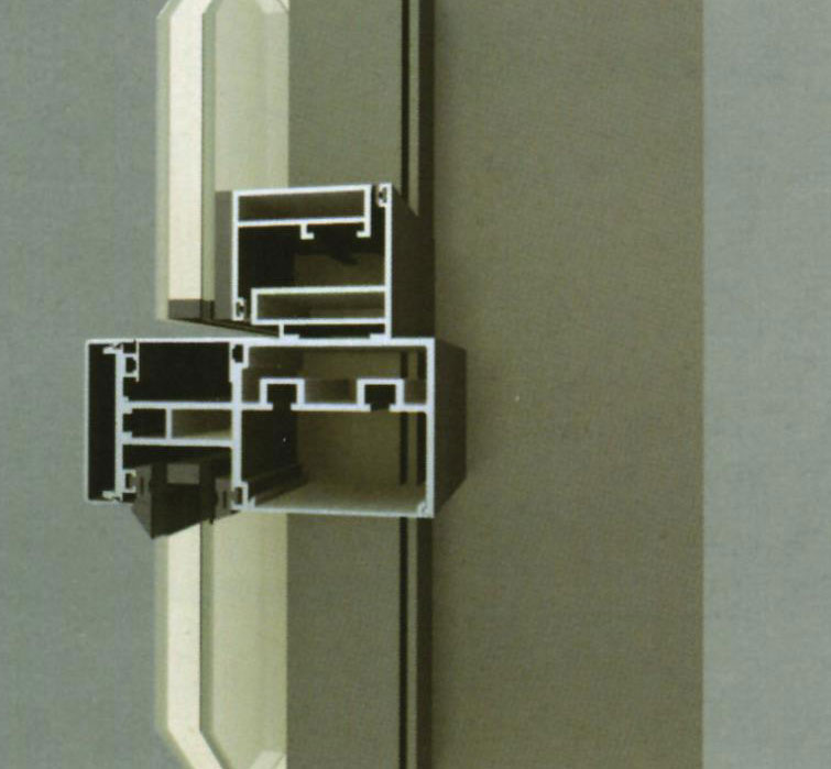 160、180系列明、隐框幕墙(80宽)