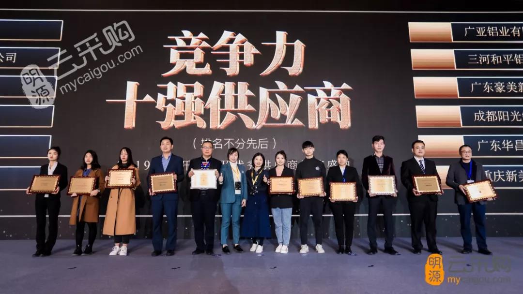 【喜讯】Z6人生就是博铝业荣获2019年度中国房地产供给商“竞争力十强（型材类）”称号！