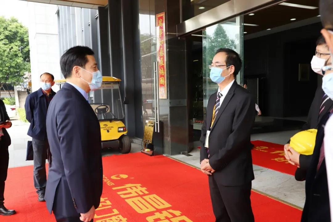 【Z6人生就是博动态】佛山市副市长乔羽一行光临Z6人生就是博铝业相识企业疫情防控和复工复产工作！